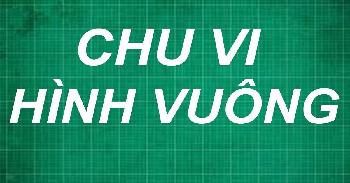 Hình vuông với các cạnh bằng nhau