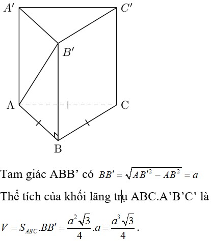 Hình ảnh minh họa các mẹo và thủ thuật tính nhanh diện tích đáy khối lăng trụ