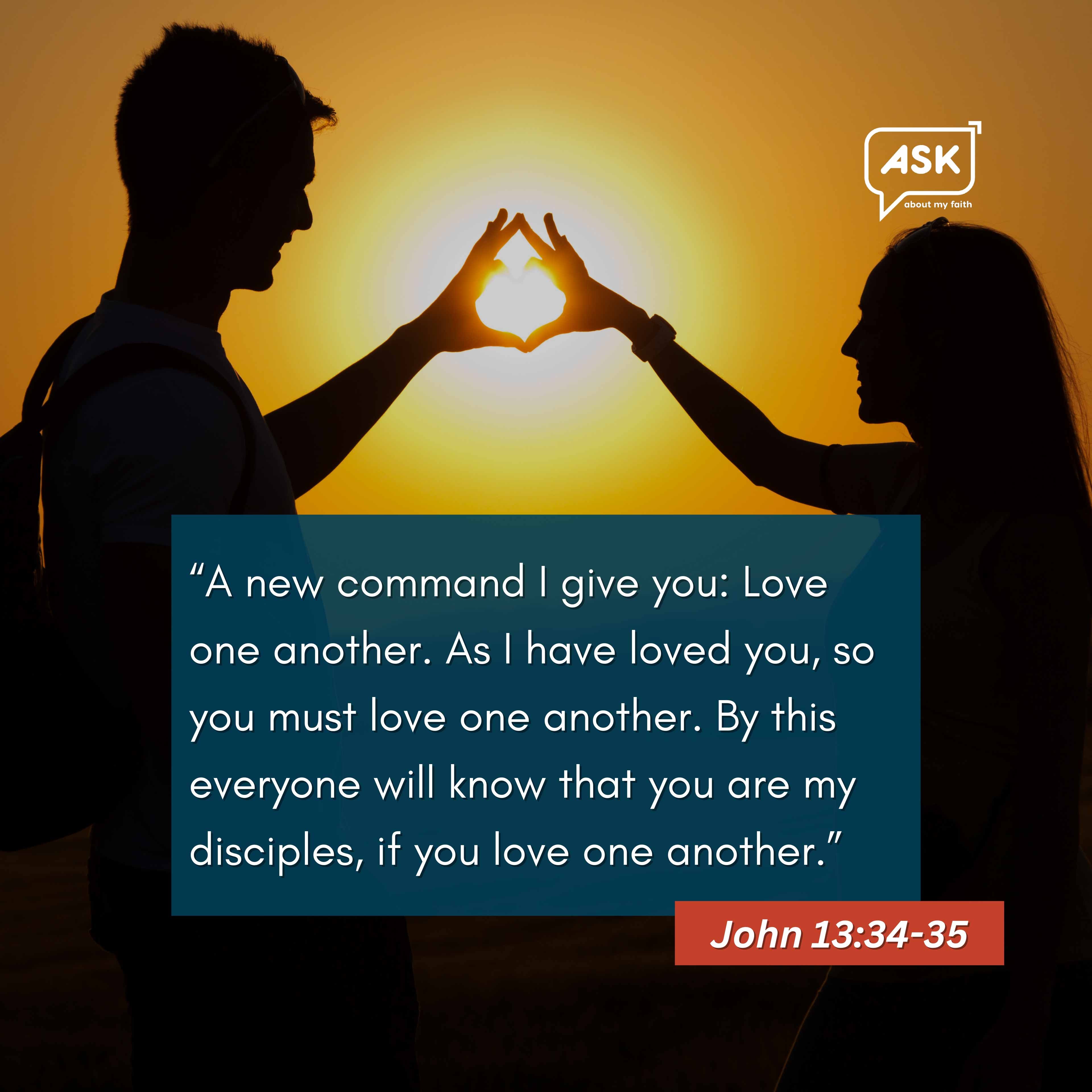 Bible Verse: John 13:34-35