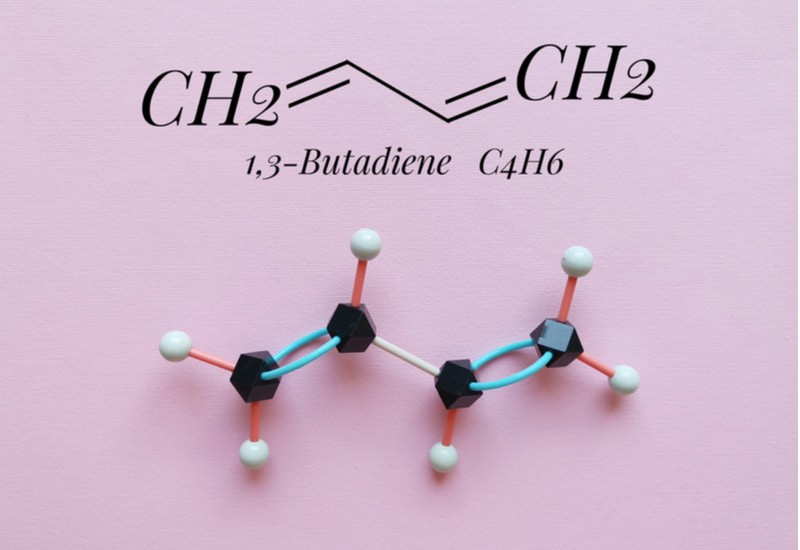 Propadien (CH2=C=CH2).