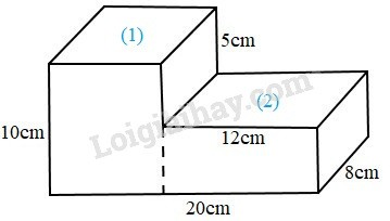 Hình ảnh chia khối gỗ thành 2 phần