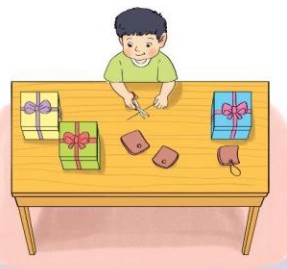 Hình ảnh minh họa về cách gấp giấy tìm trung điểm