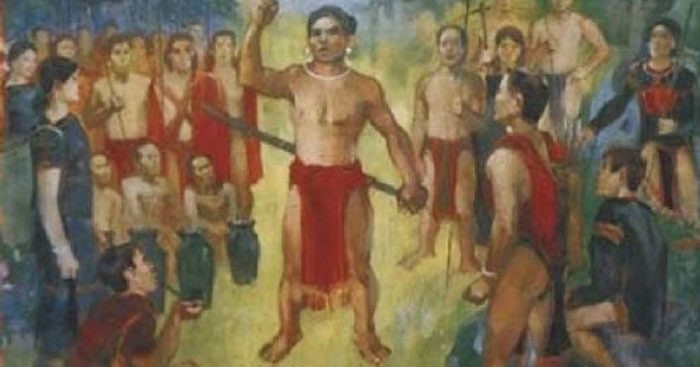 Hình ảnh minh họa cảnh Đăm Săn chiến thắng Mtao Mxây