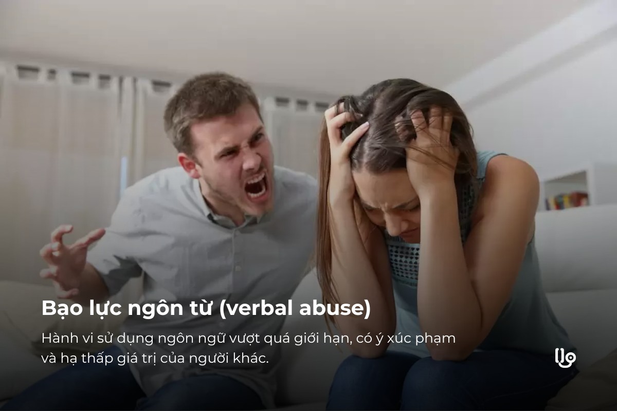 Bạo lực ngôn từ (verbal abuse) là hành vi sử dụng ngôn từ hoặc lời nói quá giới hạn, thể hiện khi nói hoặc viết nhằm đe dọa, xúc phạm, hạ thấp giá trị của người khác