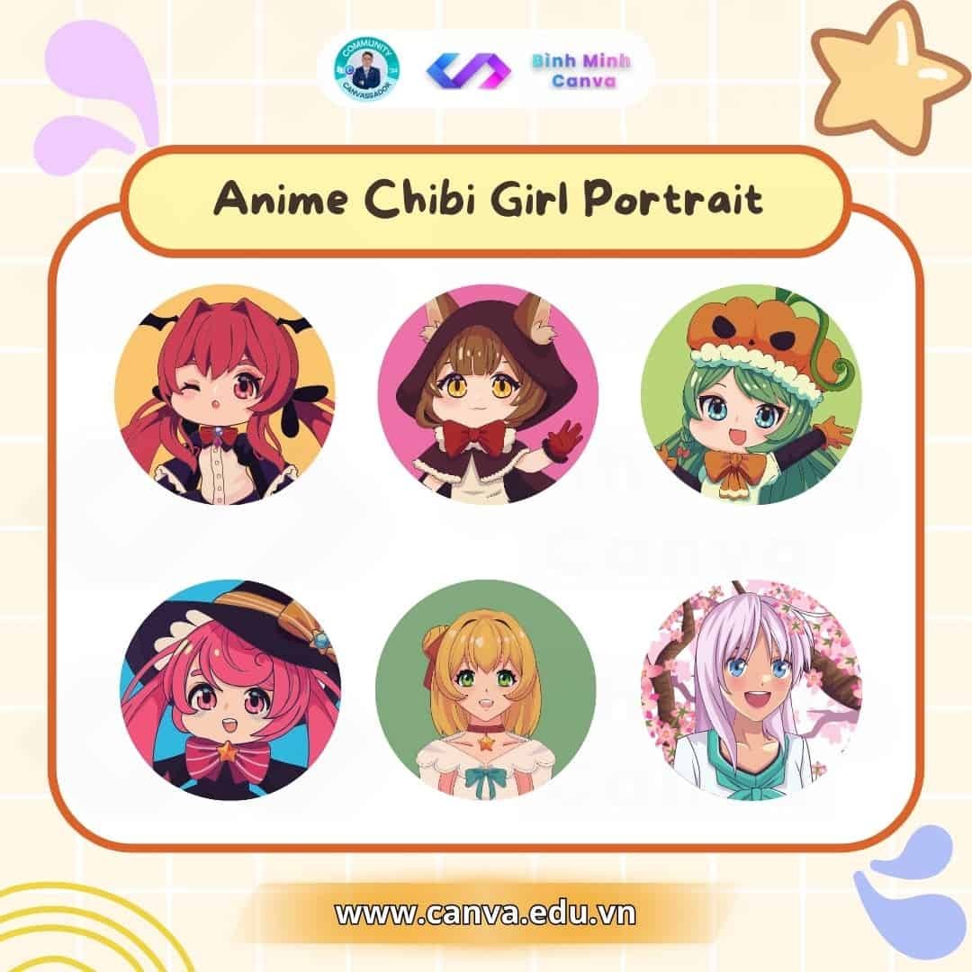 Avatar Bình Minh Phong Cách Chibi