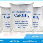 Vôi tôi Ca(OH)2 ứng dụng rộng rãi