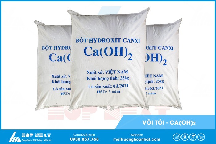 Vôi tôi Ca(OH)2 ứng dụng rộng rãi