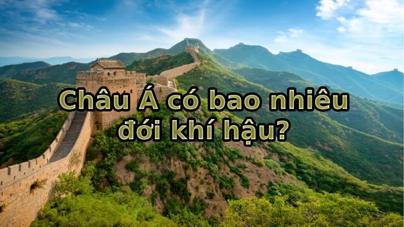 các kiểu khí hậu phổ biến ở châu á