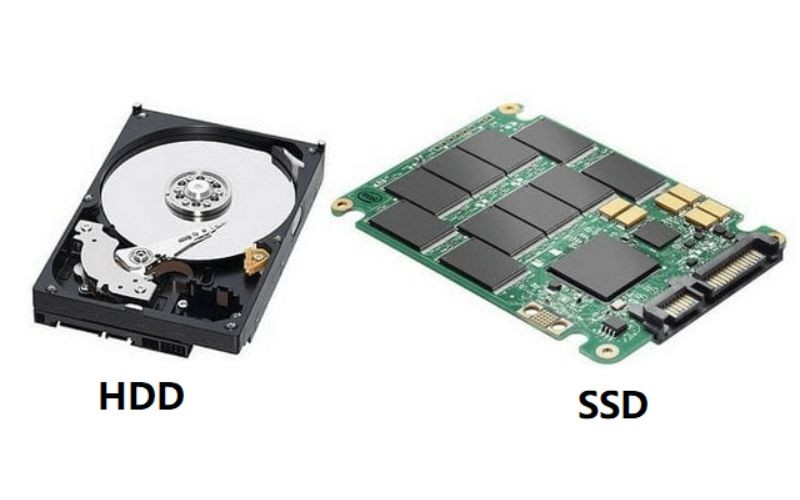 Ổ cứng HDD và SSD của máy tính để bàn