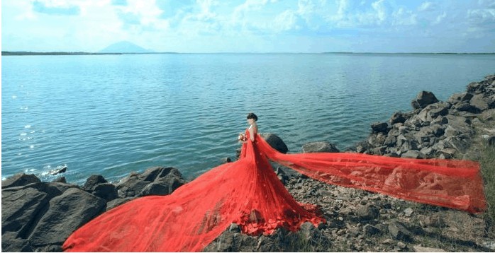 Cảnh quan nên thơ tại hồ Dầu Tiếng là nơi chụp ảnh lý tưởng