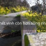 Chết vinh còn hơn sống nhục mang ý nghĩa về lòng tự trọng và khí phách