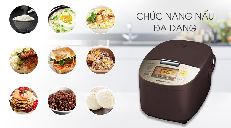 Các chức năng nấu ăn đa dạng trên nồi cơm điện tử và cao tần