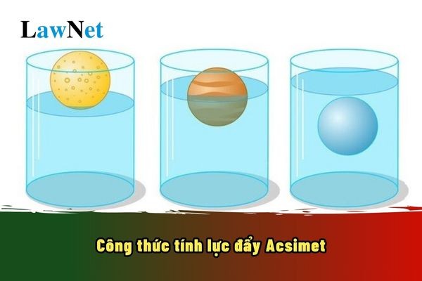 lực đẩy acsimet