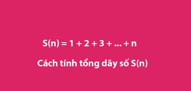 Ứng dụng của việc tính tổng dãy số