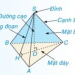 Hình ảnh khối chóp tam giác đều với đáy là tam giác đều và các mặt bên là tam giác cân