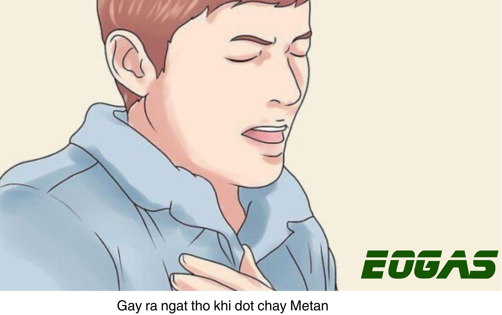 Minh họa nguy cơ cháy nổ do khí metan