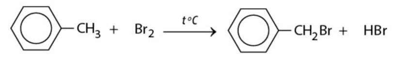 Công thức cấu tạo của toluene