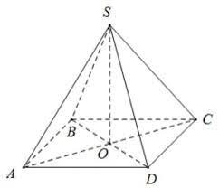 Công thức tính thể tích của hình chóp tứ giác đều SABCD là gì?
