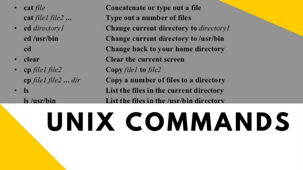 Các lệnh hệ điều hành unix phức tạp