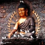 Hình ảnh tượng Phật Di Lặc tươi vui, tượng trưng cho lòng từ bi và sự an lạc