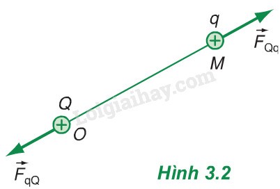 Đường sức điện trường của một điện tích dương và một điện tích âm
