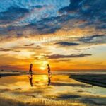 Hình ảnh bình minh mặt trời trên biển