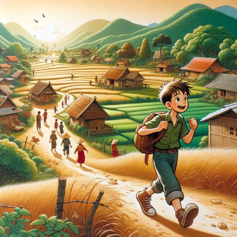 Hình ảnh minh họa xe tải đang di chuyển trên đường quốc lộ, thể hiện ngôn ngữ tự sự trong lĩnh vực vận tải