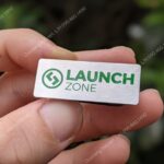 huy hiệu logo inox hình chữ nhật