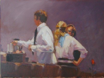 Impressionist figurative art - Nancy Tankersley