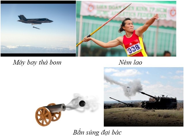 Các hoạt động ném ngang thường gặp trong thực tế