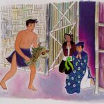 Thạch Sanh đánh đàn đẩy lui quân xâm lược