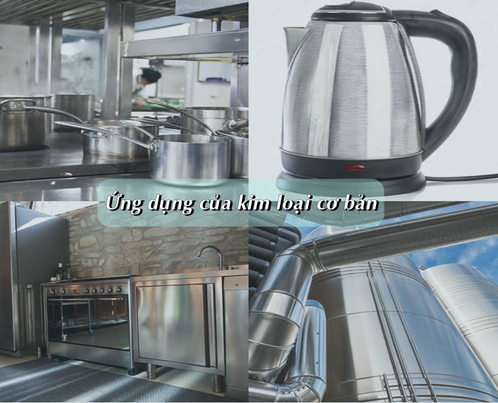 Ảnh minh họa ứng dụng kim loại cơ bản