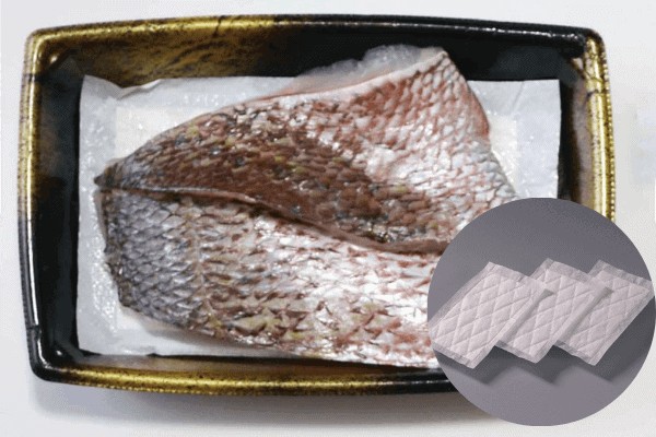 Miếng thấm hút thực phẩm giúp giữ cho thực phẩm tươi sống khô ráo