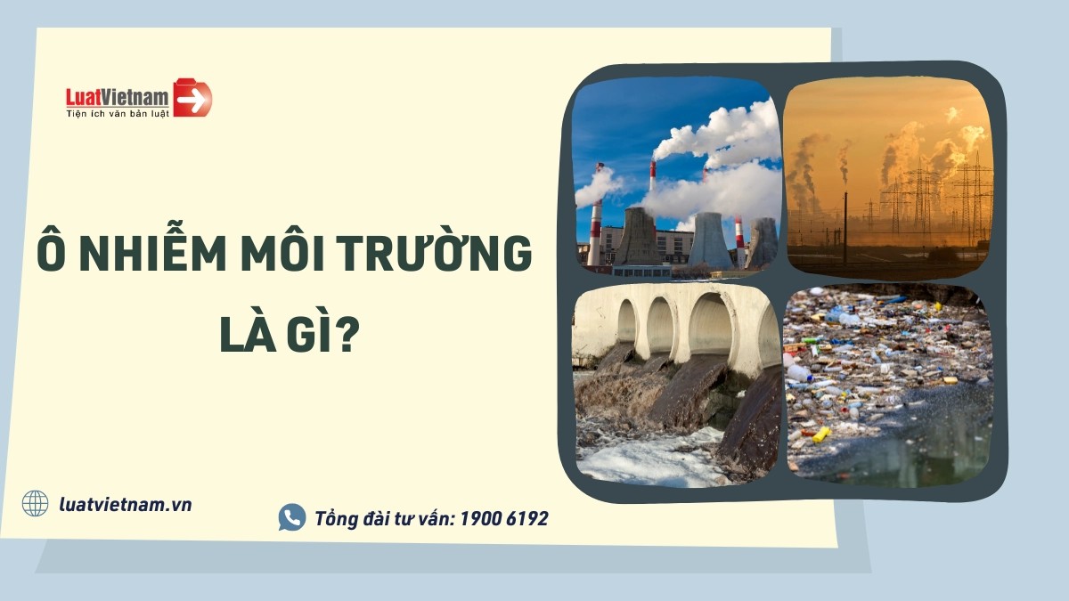 Ô nhiễm môi trường là gì?