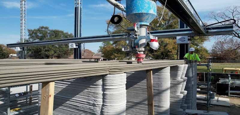 Quy trình công nghệ in 3D trong xây dựng