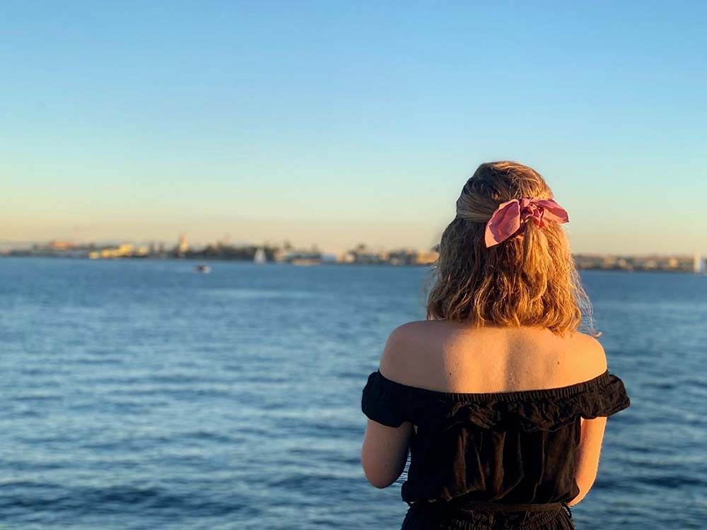 Bãi biển San Diego nhìn từ trên cao