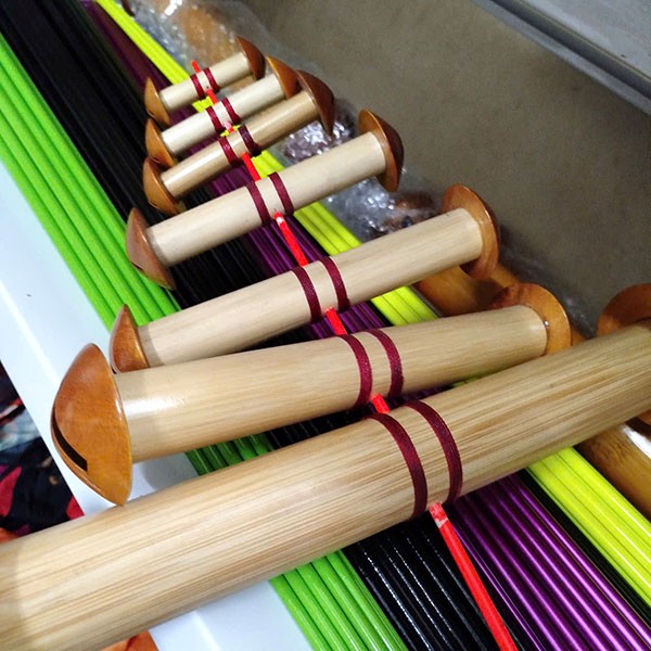 Áo diều sáo đẹp làm bằng vải dù với họa tiết chim phượng hoàng