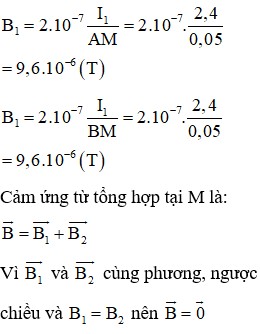 Hai dây dẫn thẳng dài vô hạn song song