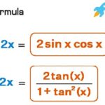Công thức sin 2x: 2 sin x cos x hoặc 2 tan x trên 1 cộng tan bình phương x