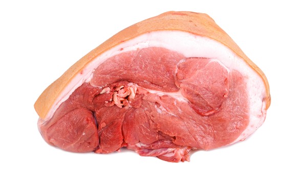 Thịt đùi heo với 3 lớp da, mỡ và thịt