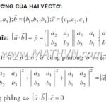 Tích có hướng và tính chất