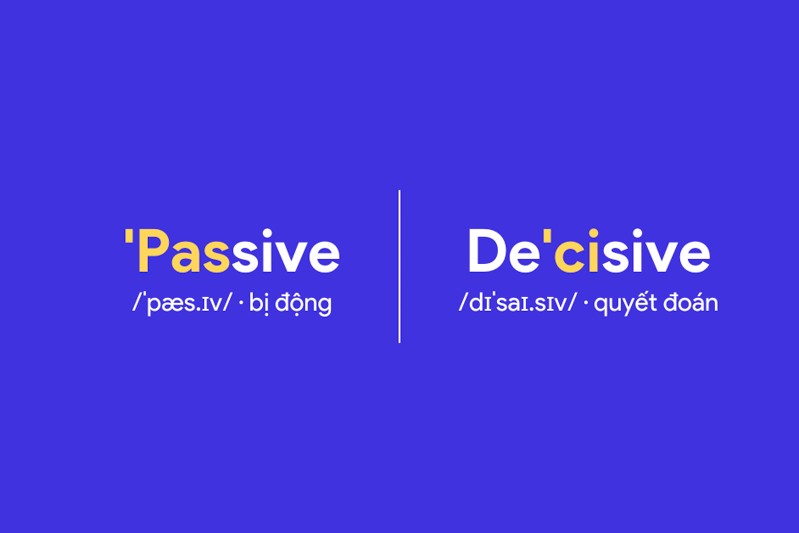 Ví dụ về tính từ đuôi ive