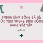 Công thức tính trung bình cộng của hai số