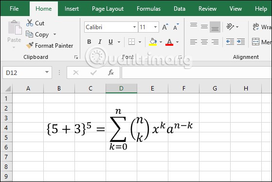 Hướng dẫn cách sử dụng dấu ngoặc nhọn trong Excel để tạo công thức mảng và tính toán trên nhiều ô