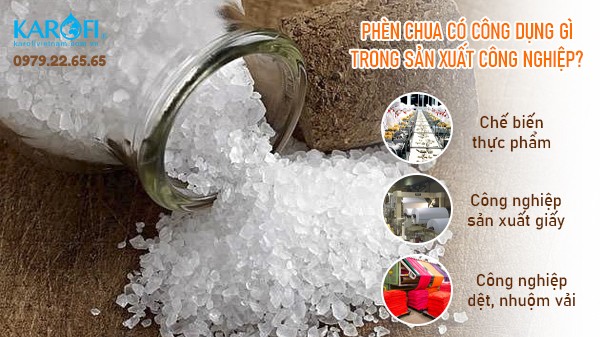 Ứng dụng của phèn chua trong công nghiệp dệt nhuộm