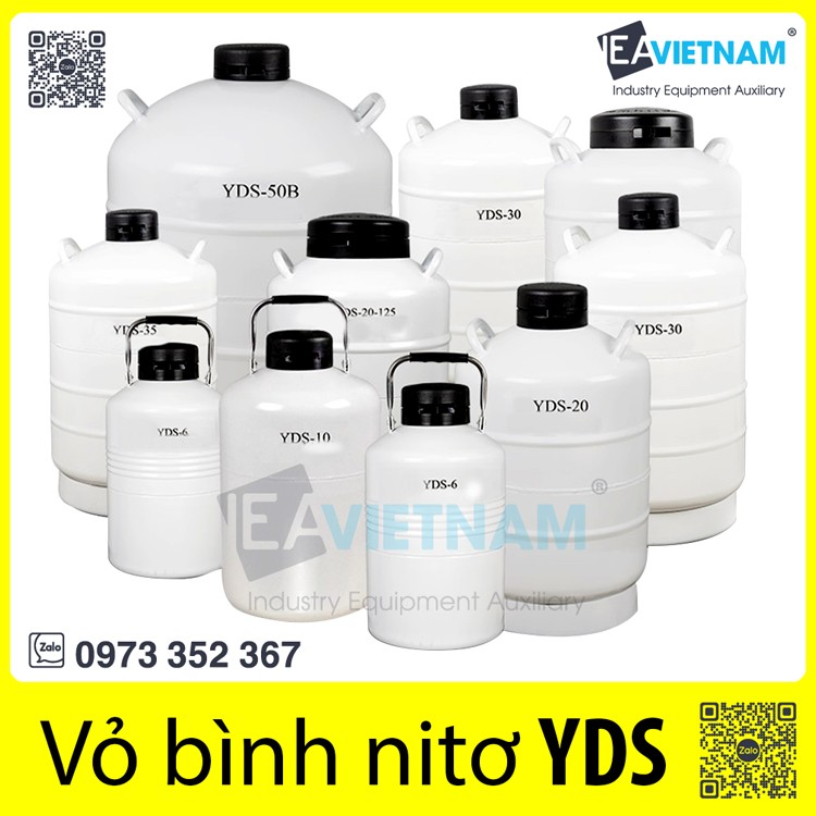 Thông số kỹ thuật bình nito lỏng