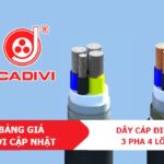 Dây điện 3 pha ruột đồng CVV