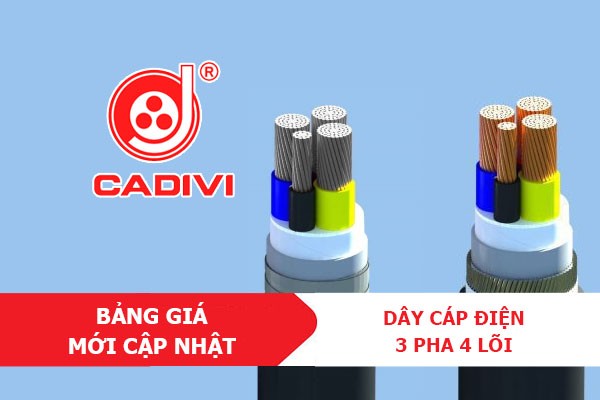 Dây điện 3 pha ruột đồng CVV