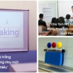 Bảng từ trắng treo tường trong văn phòng làm việc hiện đại, tiện lợi