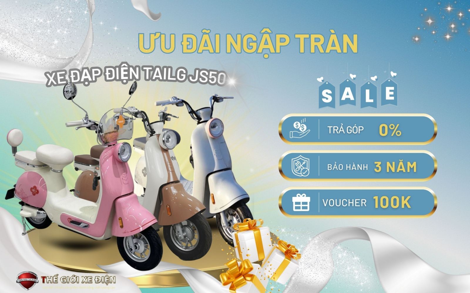 Xe đạp điện Tailg - Princess JS50